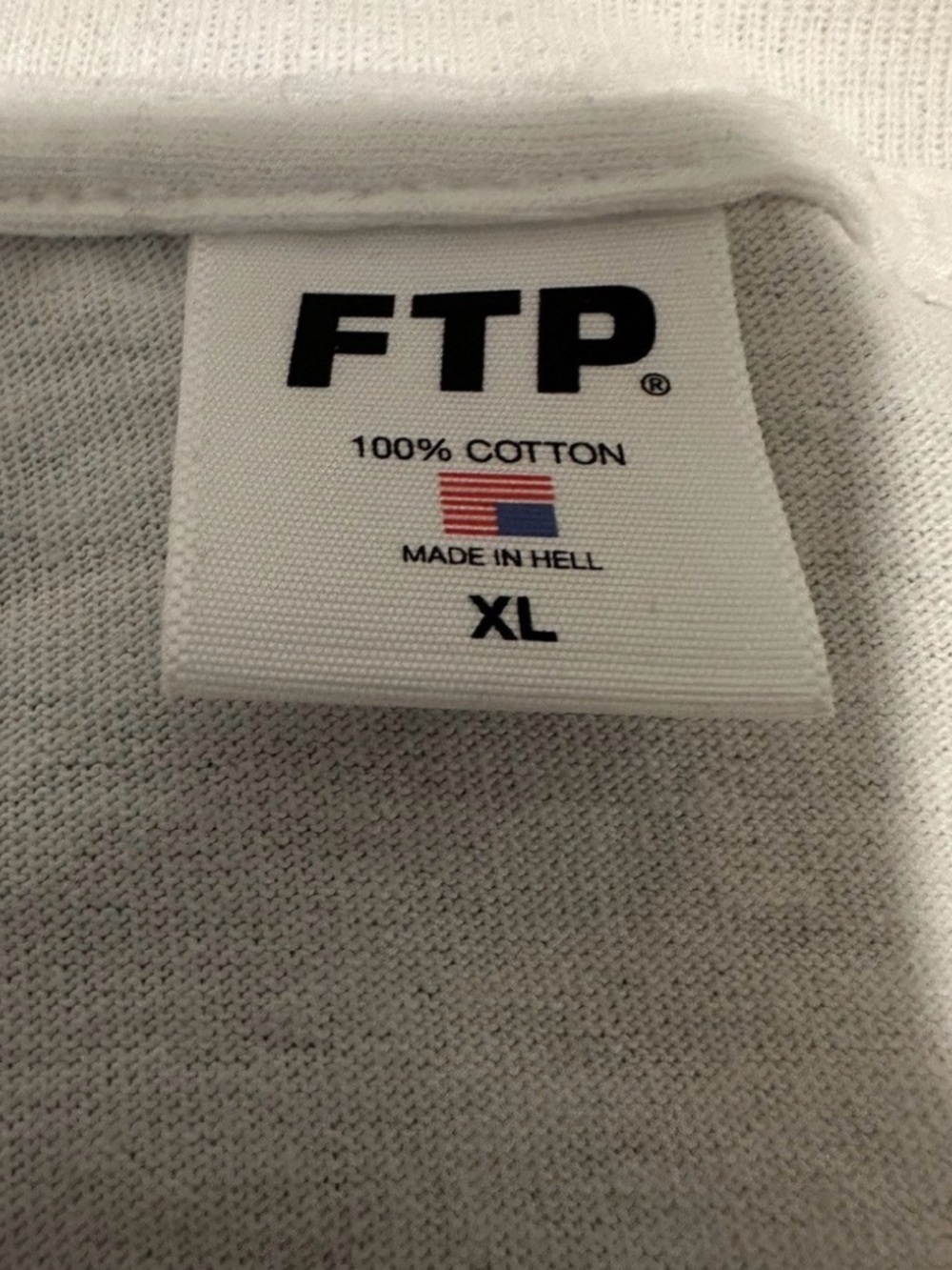 FTP Fastest Shipping USPS XL Graphic White Tee Shirt Deadstock Streetwear - Picture 4 of 7